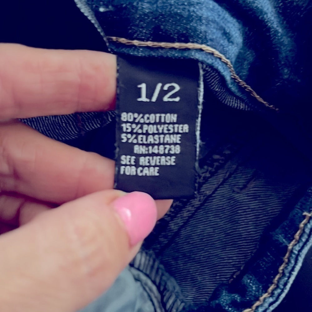 Bobโs Jeanโs Destroyed Skinny Denim, Sz 1/2๐๐๏ธ๐ Super flattering & Stretchyyyy - Picture 10 of 10